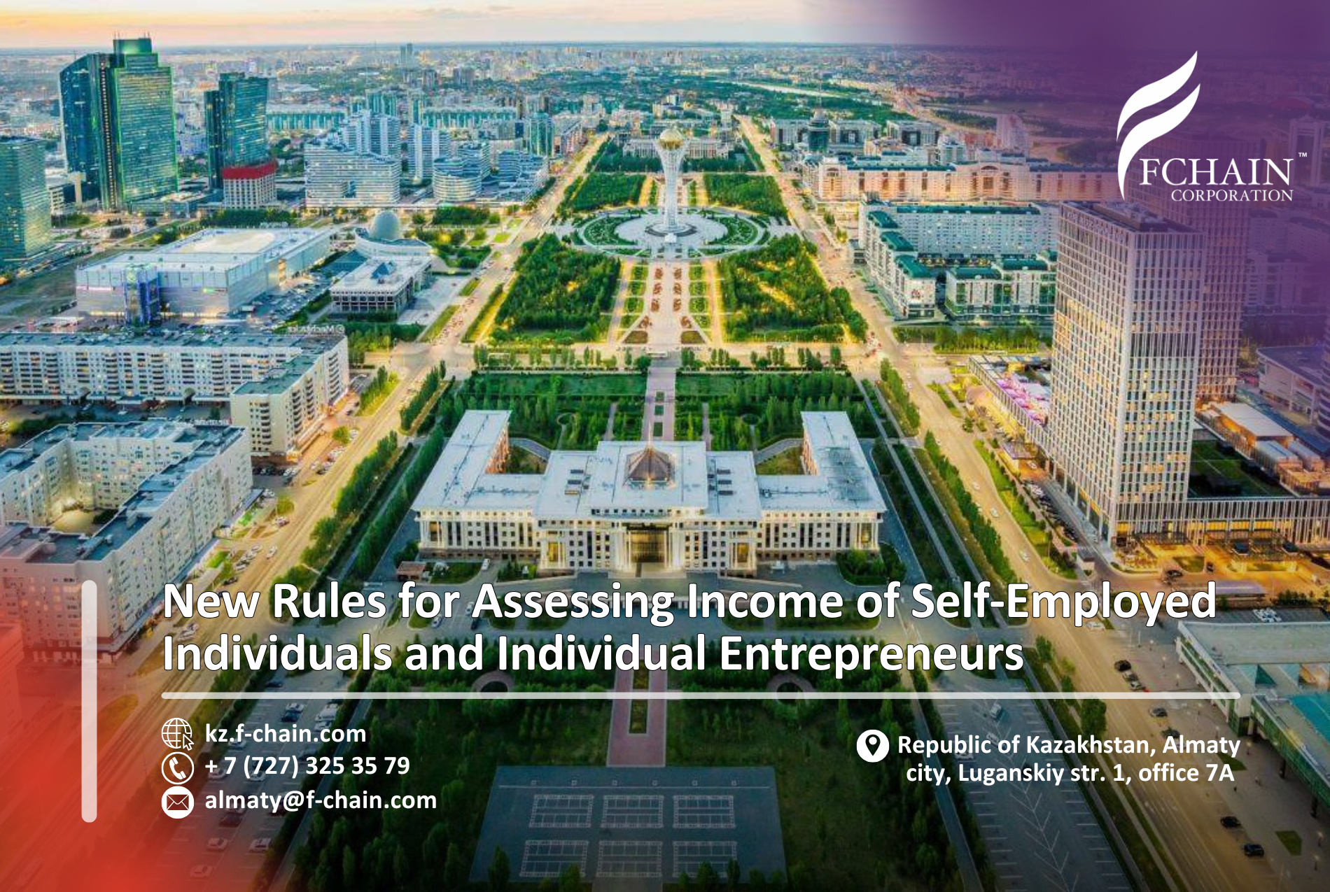 New Rules for Assessing Income of Self-Employed Individuals and Individual Entrepreneurs