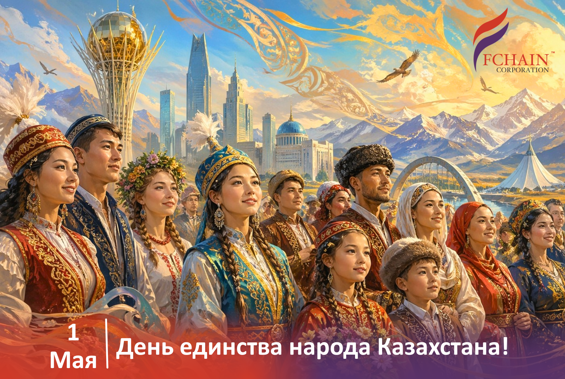 1 мая — День единства народа Казахстана