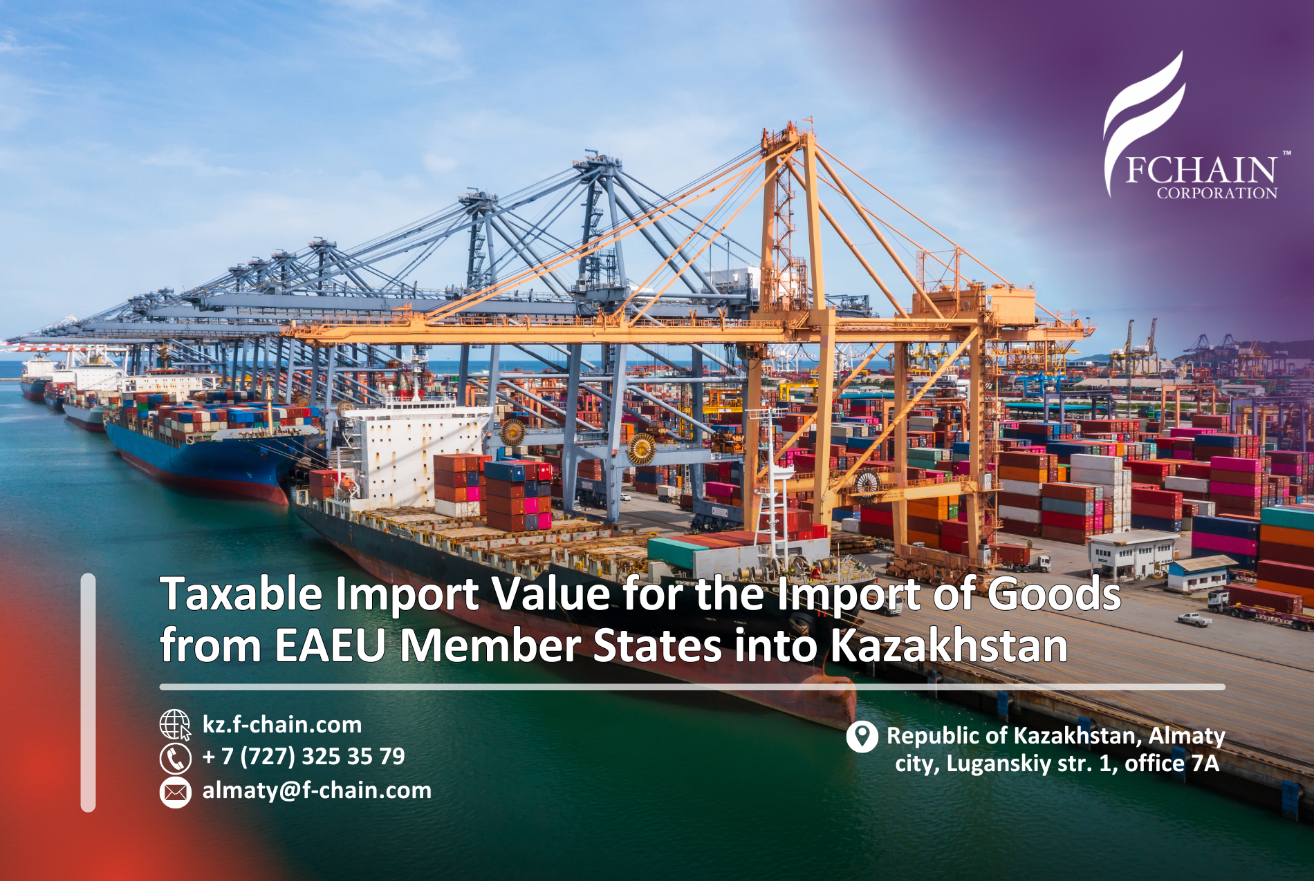 Taxable Import Value for the Import of Goods from EAEU Member States into Kazakhstan