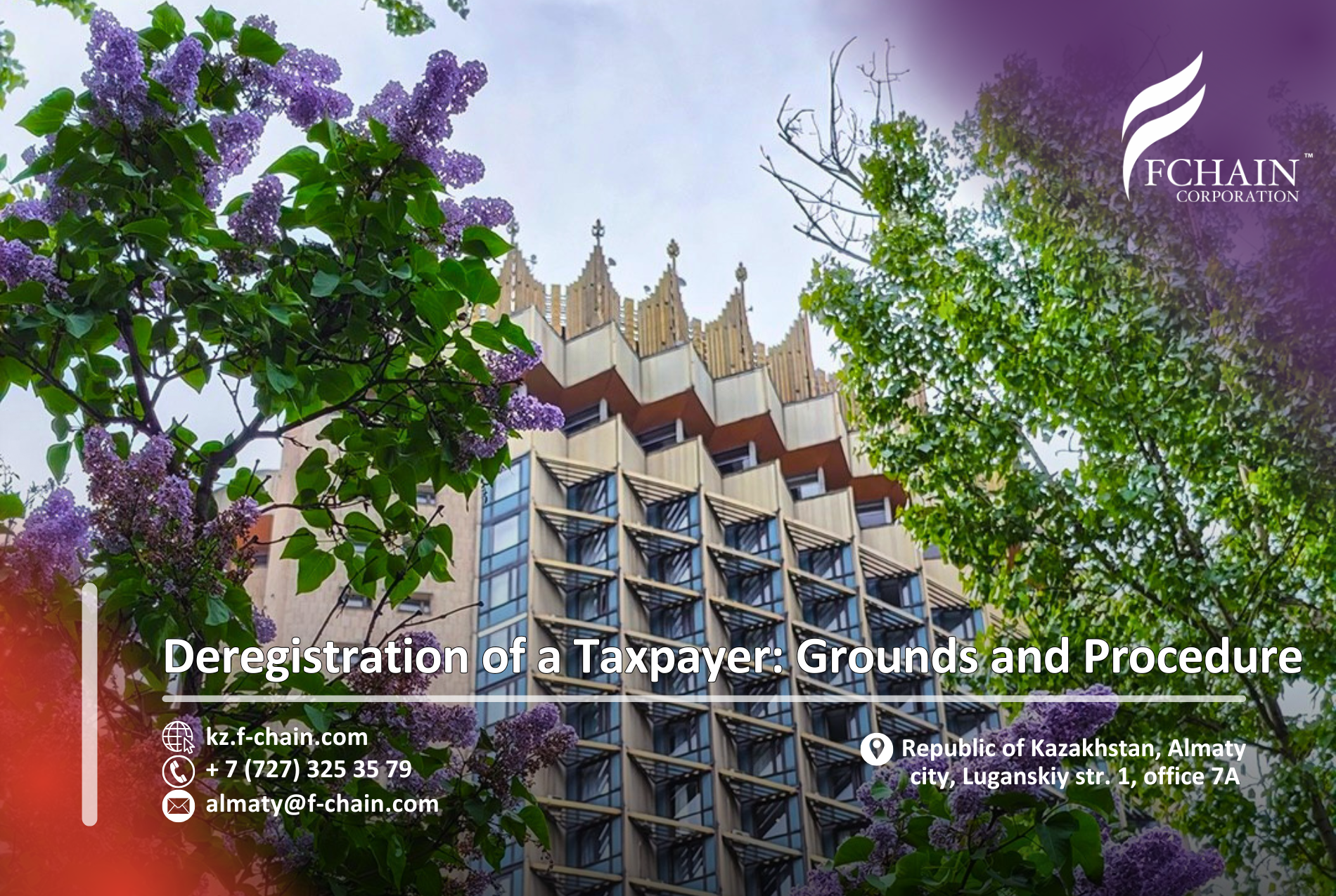 Deregistration of a Taxpayer: Grounds and Procedure