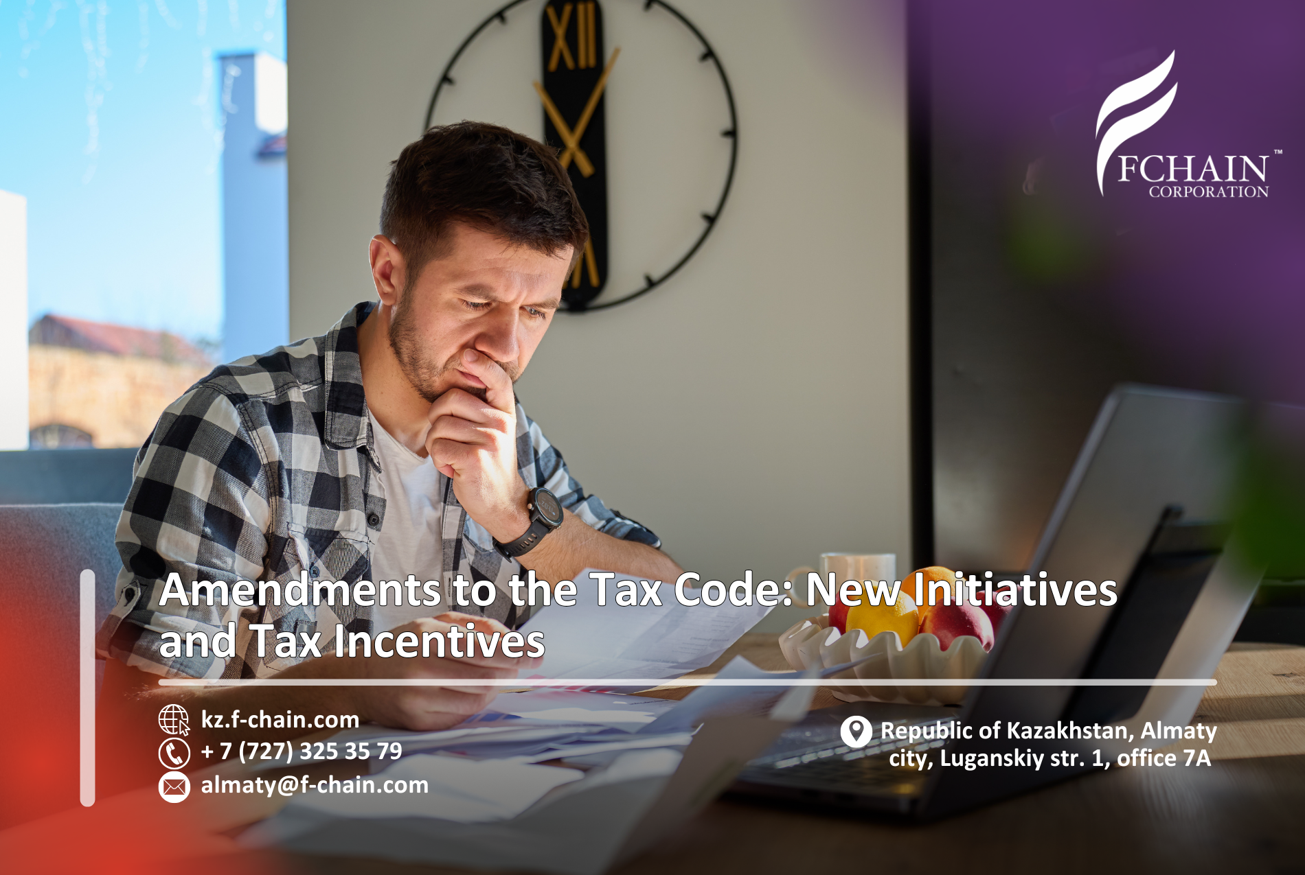 Amendments to the Tax Code: New Initiatives and Tax Incentives